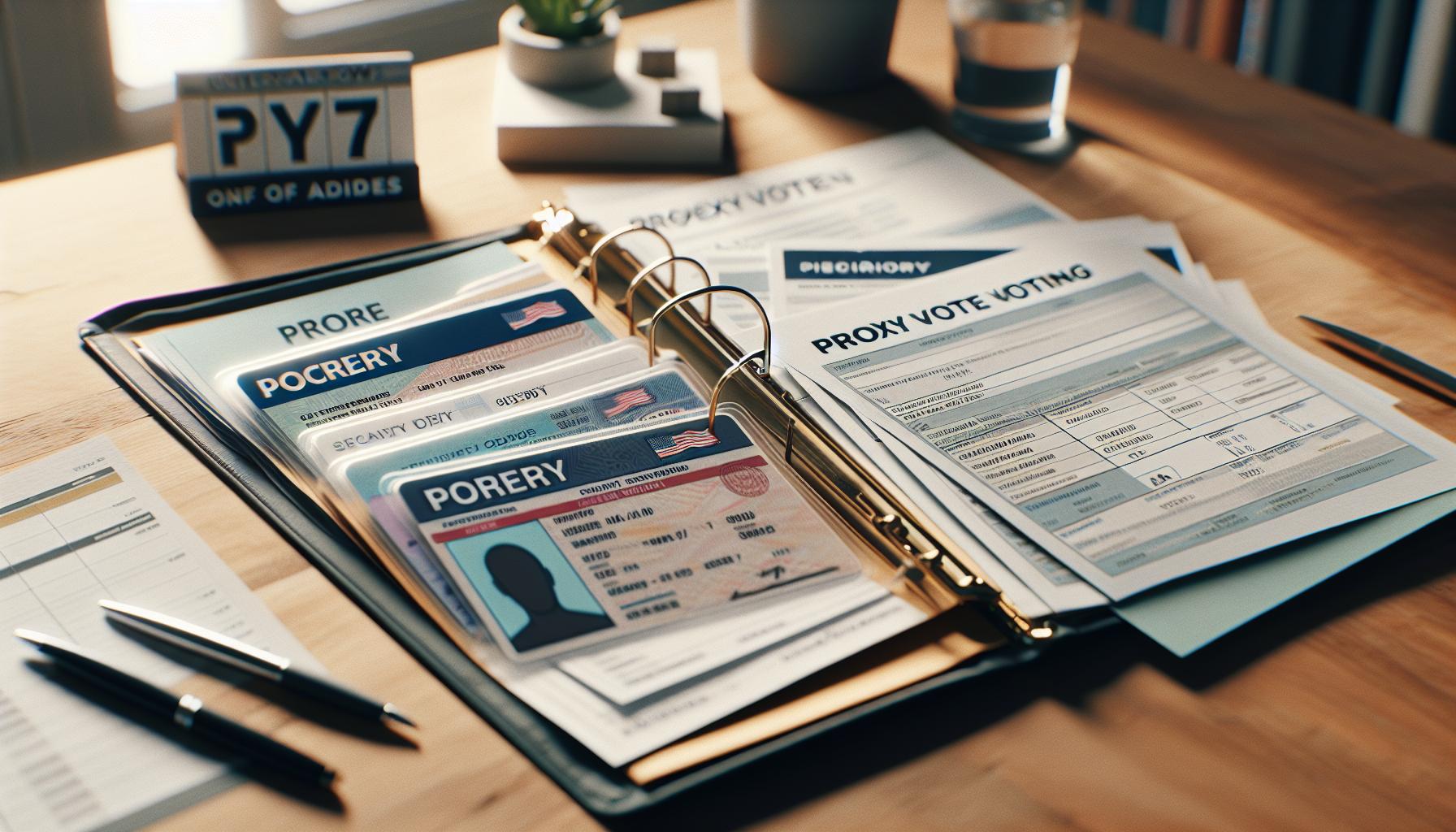 Key Documents and Identification Required for Proxy Voting