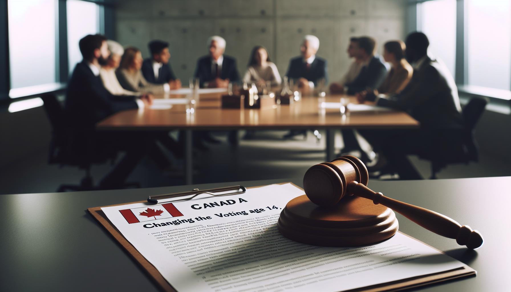 Should 16 Year Olds Be Allowed to Vote in Canada? Debate Overview 7 Legal and Constitutional Challenges of Changing Voting Age in Canada