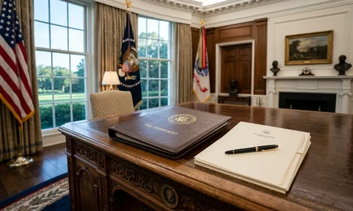 Addressing the US President (AI Generated Image)